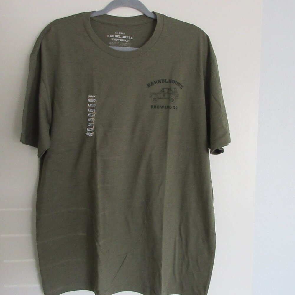 New-Barrel House Brewing Co T Shirt Men's XL California Paso Robles Green Black